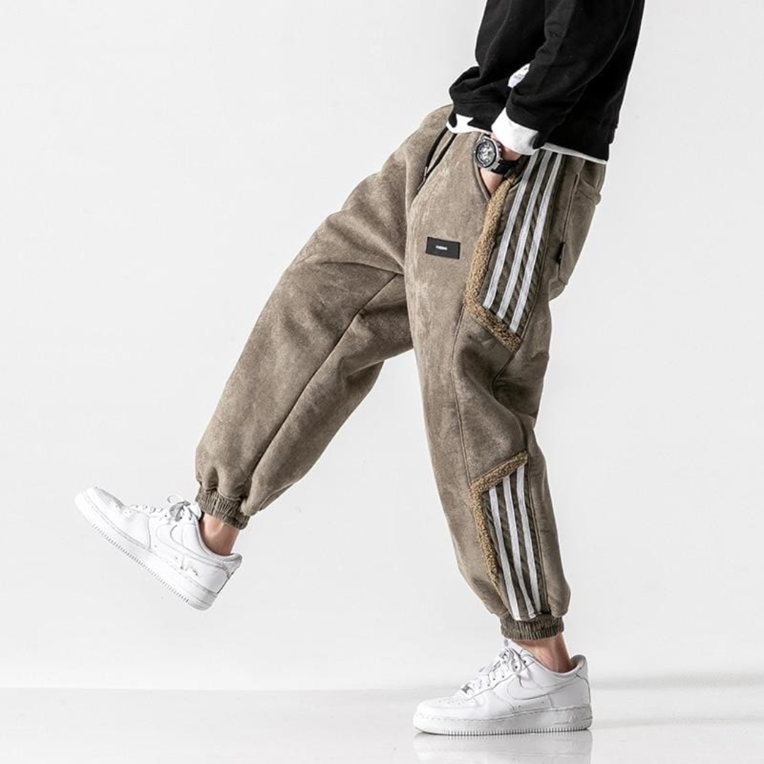 Pantalon de survêtement de sport pour homme | Motif rayé