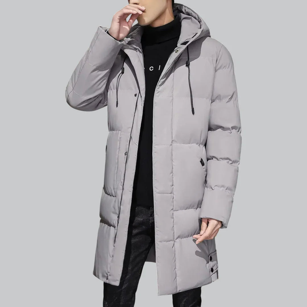 Parka d’hiver longue et élégante pour hommes