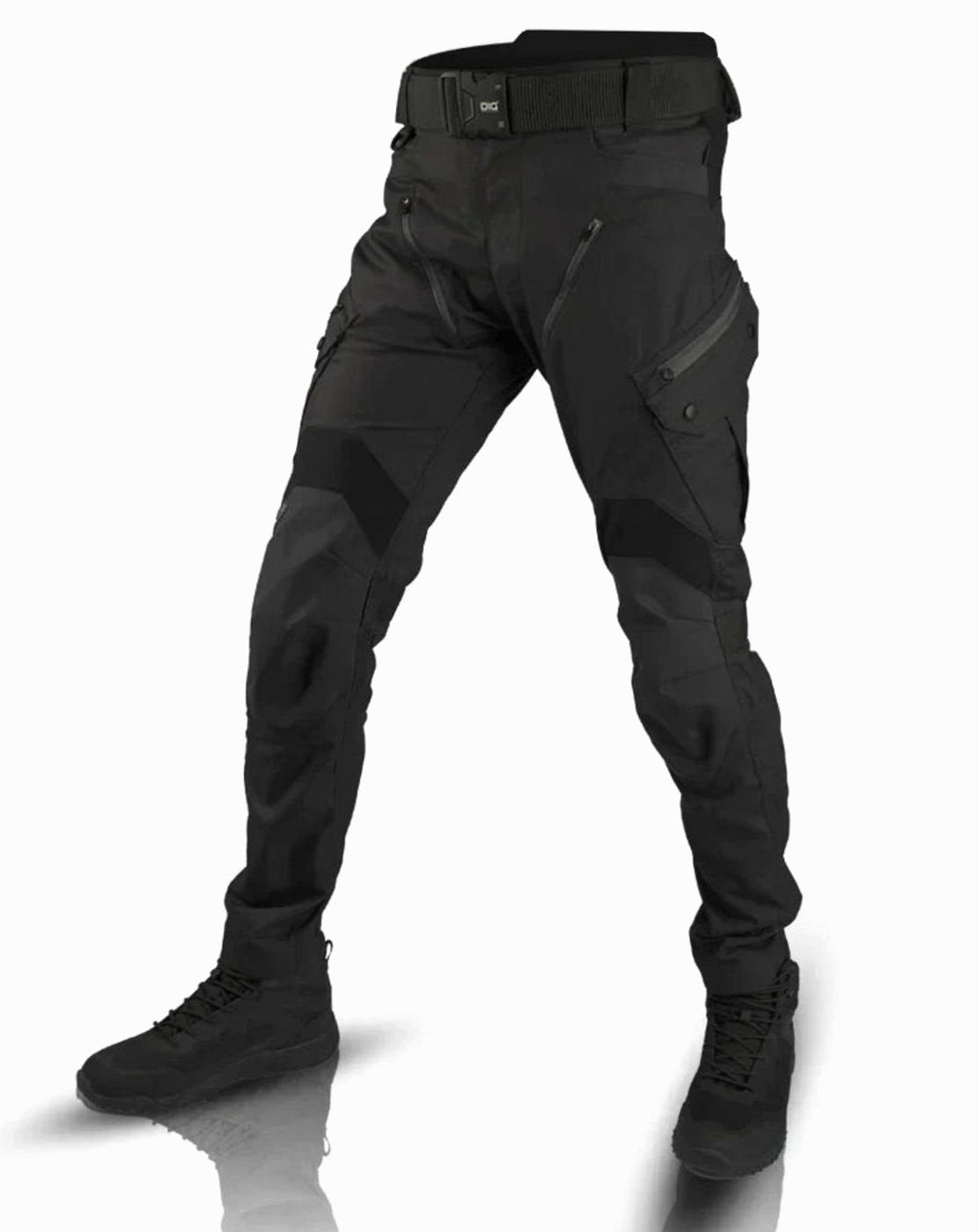 Pantalon cargo tactique pour homme à jambes droites et poches multiples