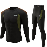 Ensemble de sous-vêtements thermiques pour homme
