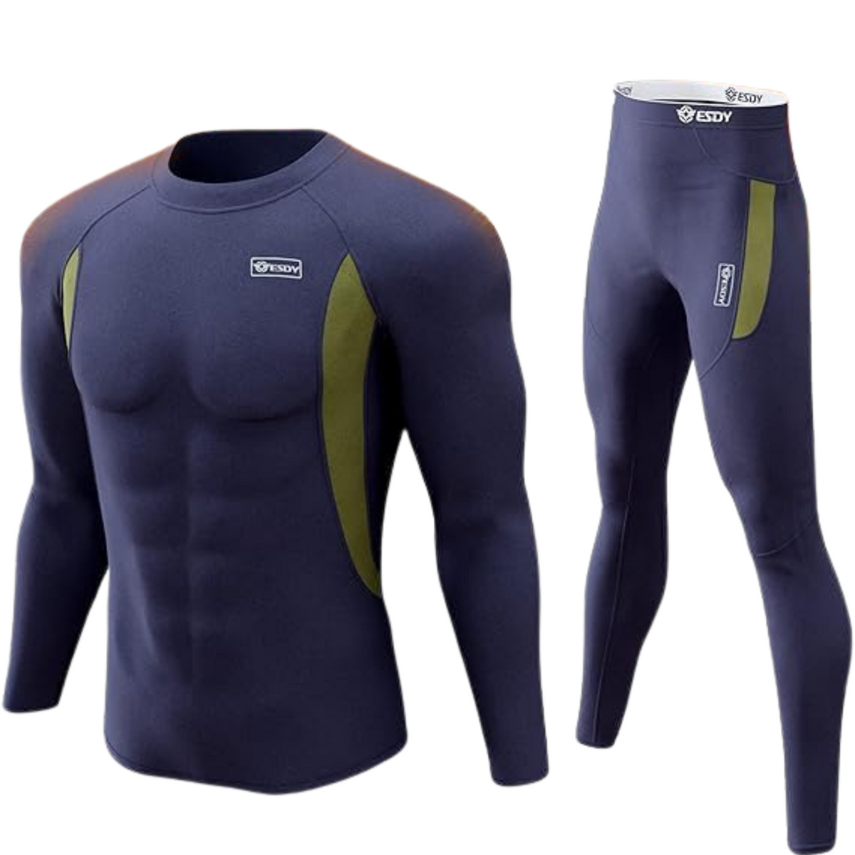 Ensemble de sous-vêtements thermiques pour homme