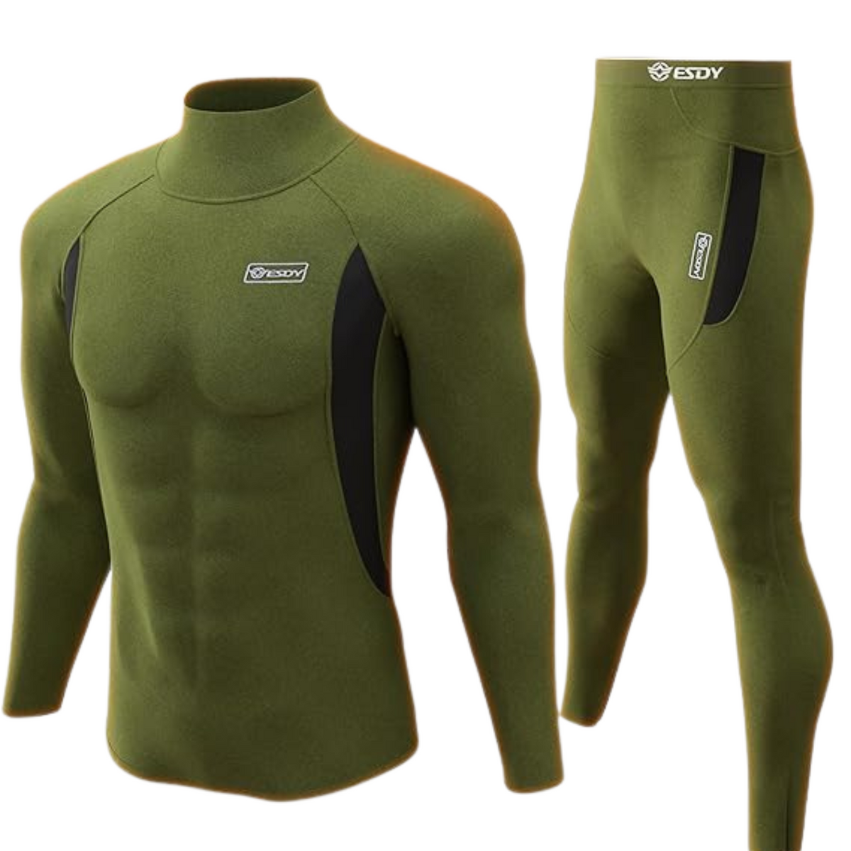 Ensemble de sous-vêtements thermiques pour homme