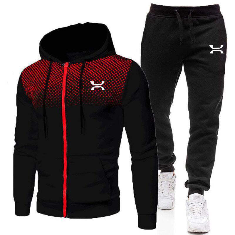 Men's Tracksuit with Breathable Hoodie and Comfortable Jogging Pants Davy