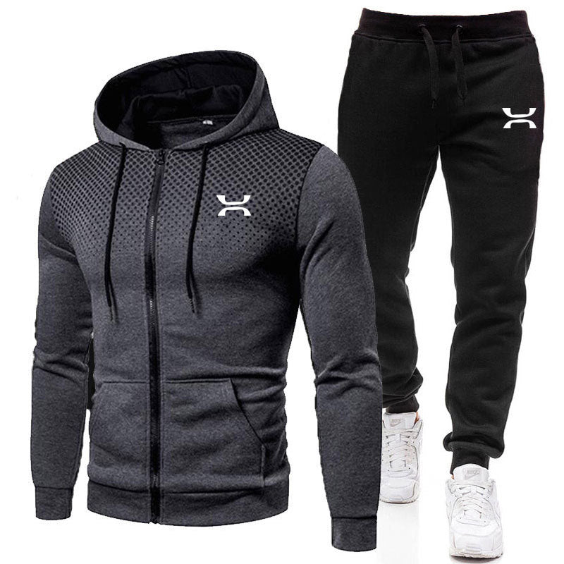 Men's Tracksuit with Breathable Hoodie and Comfortable Jogging Pants Davy