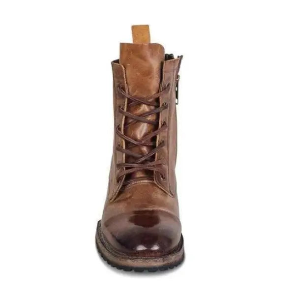 Men's Vintage Style Lace-Up Boots