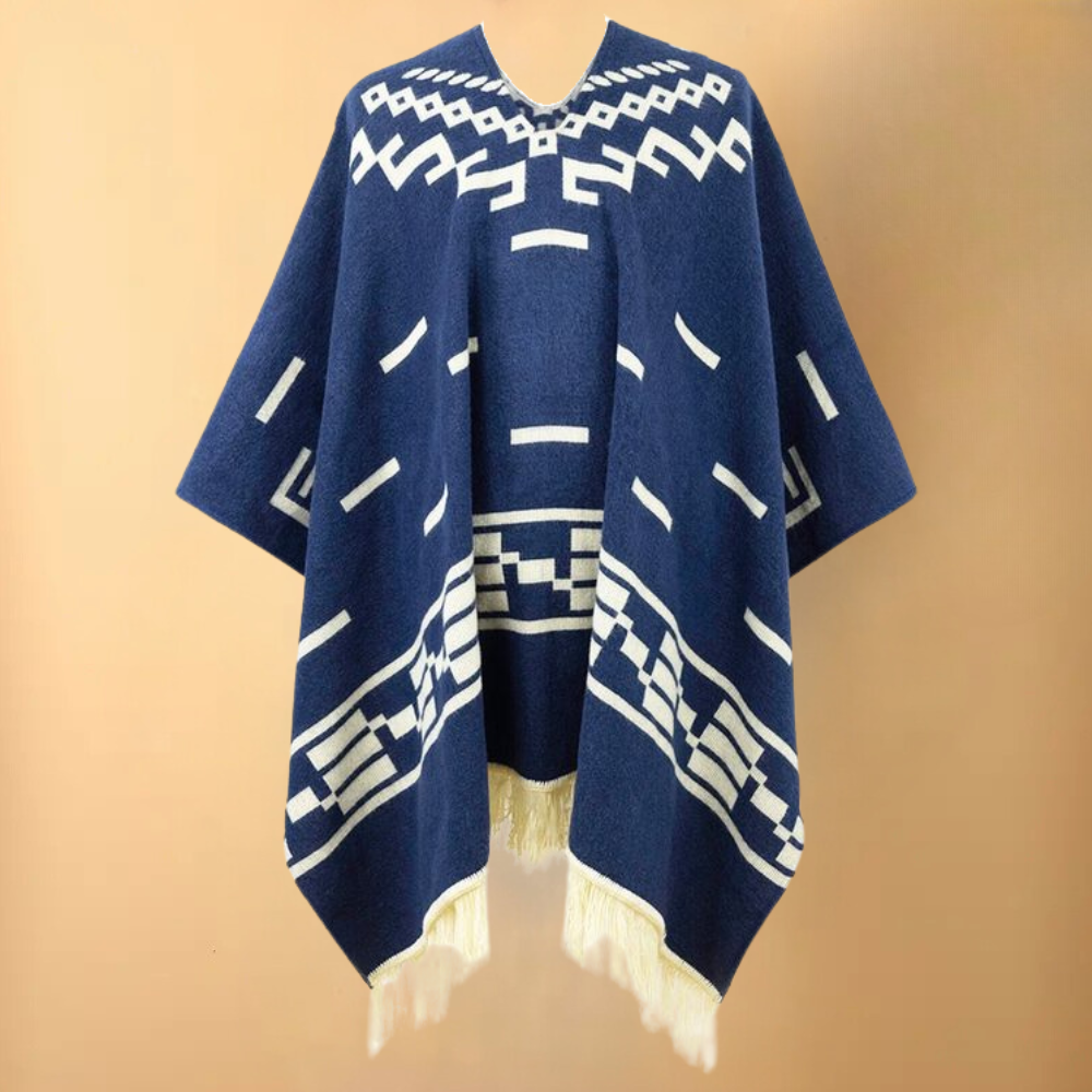 Men's Warm Autumn Poncho