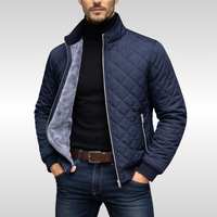 Men's Warm Quilted Jacket - Classic Lightweight Thermal & Transitional Jacket