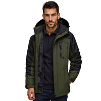 Men's Waterproof Winter Jacket for Outdoor Activities