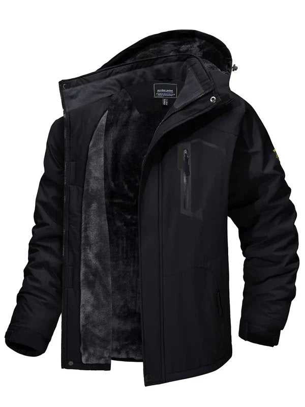 Men's Waterproof Winter Jacket for Outdoor Activities