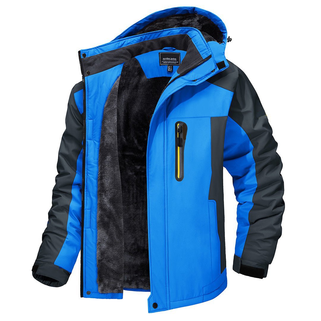 Men's Waterproof Winter Jacket for Outdoor Activities