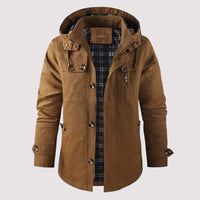 Veste d’hiver imperméable pour homme avec capuche