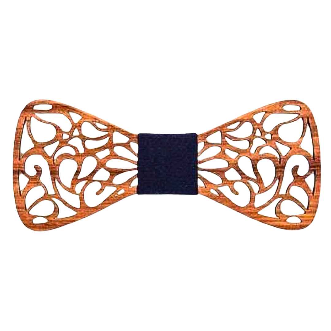 Nœud papillon en bois pour homme - Carpe koï