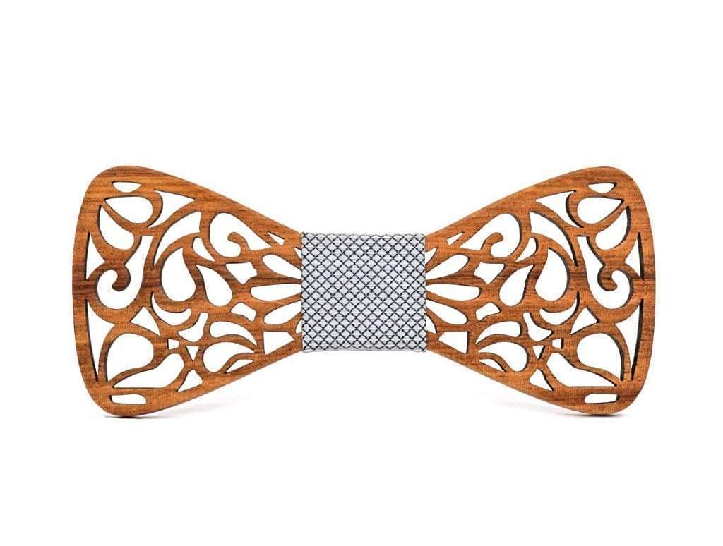 Nœud papillon en bois pour homme - Carpe koï