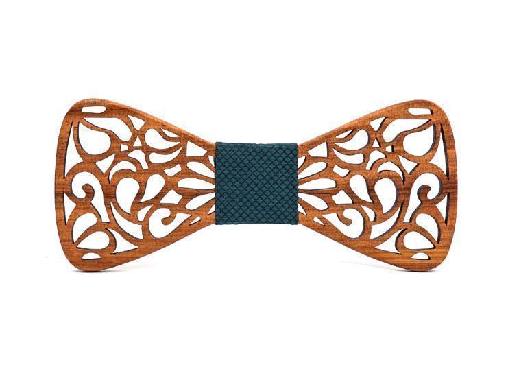 Nœud papillon en bois pour homme - Carpe koï