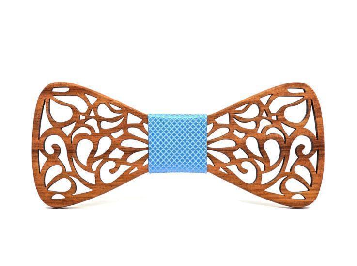 Nœud papillon en bois pour homme - Carpe koï