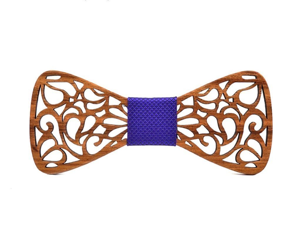 Nœud papillon en bois pour homme - Carpe koï