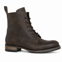 Botas de estilo vintage para hombre con cordones