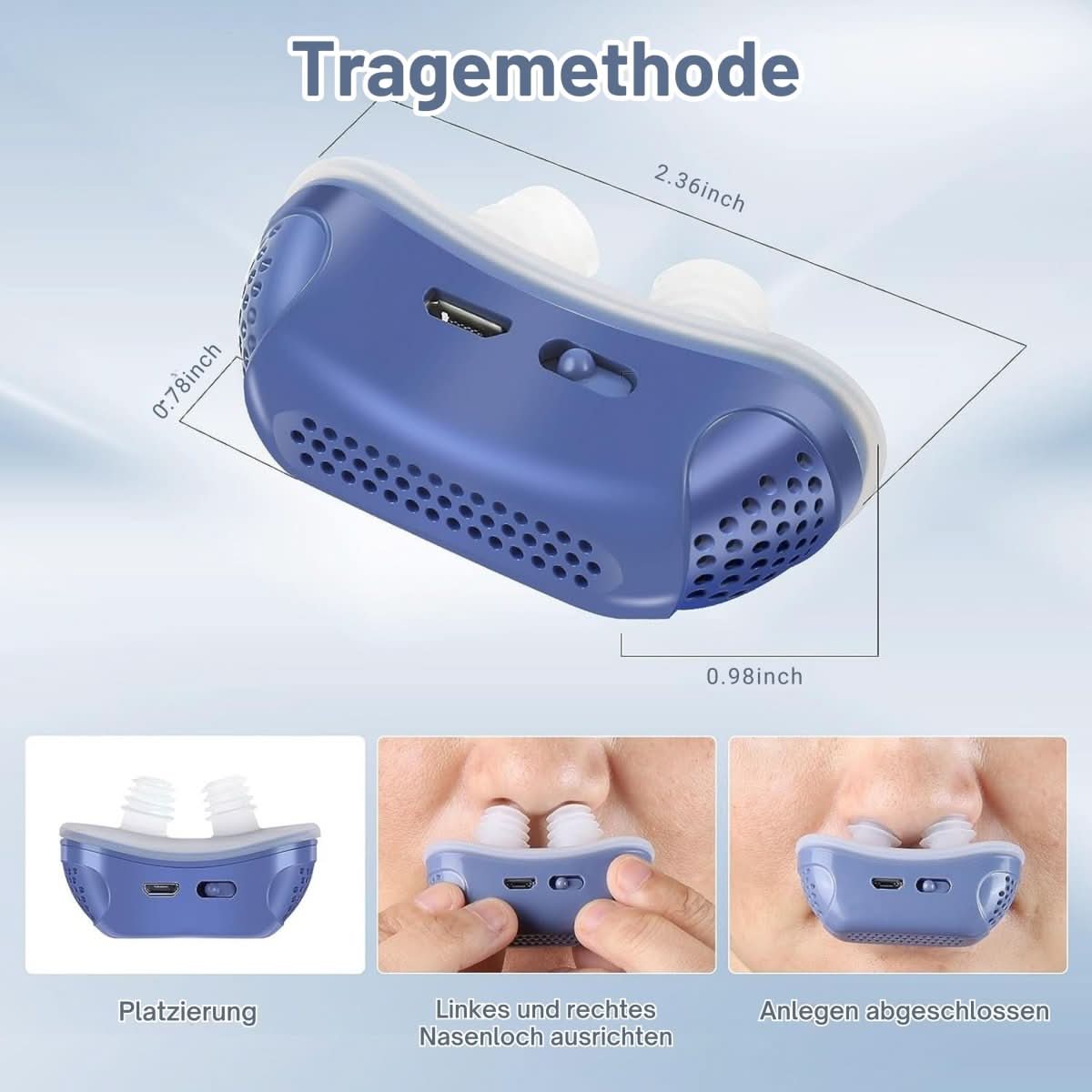 MICROBREATH – Compact CPAP Device Against Snoring and Sleep Apnea