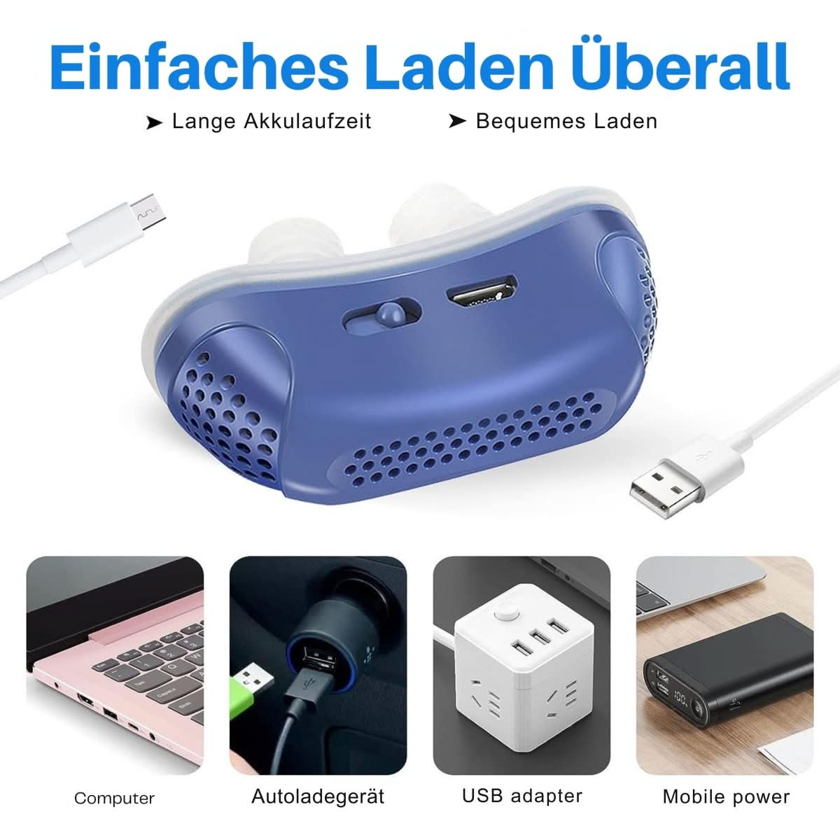 MICROBREATH – Compact CPAP Device Against Snoring and Sleep Apnea
