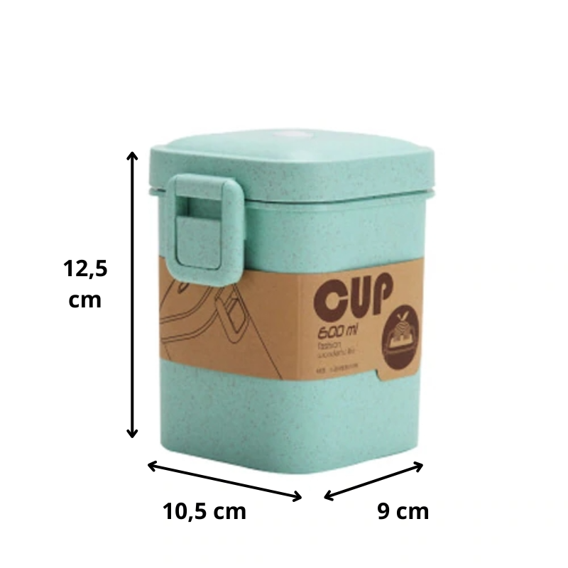 Microwave-Safe 600 ml Soup Container