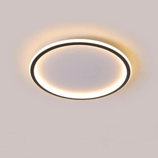 Minimalist Bedroom Ceiling Light with Integrated LED Lighting