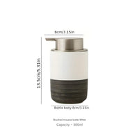 Dispensador de jabón cerámico minimalista