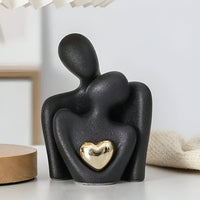 Minimalist Couple Figurine | Symbol of Closeness | Smooth Finish
