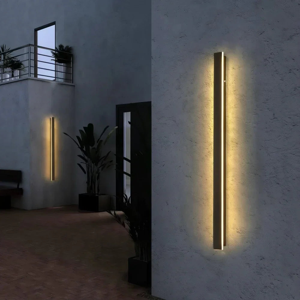 Applique murale LED moderne pour extérieur, jardins et terrasses