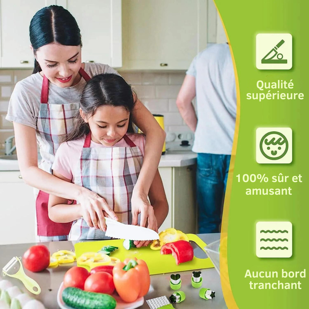 Montessori Safe Cooking Utensils for Kids (12 pieces)
