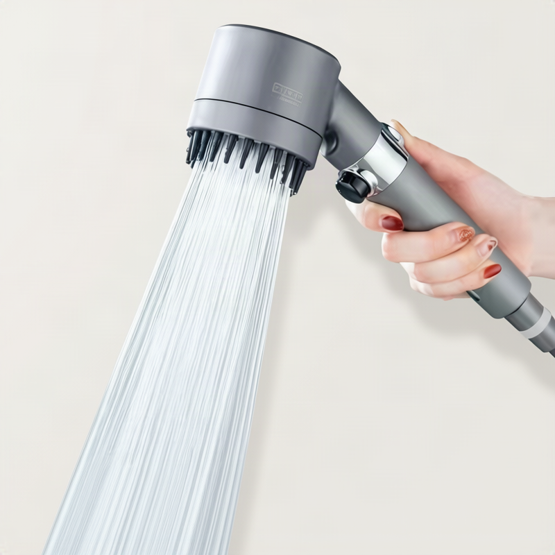 Multifunctional Showerhead with LED and Massage Function