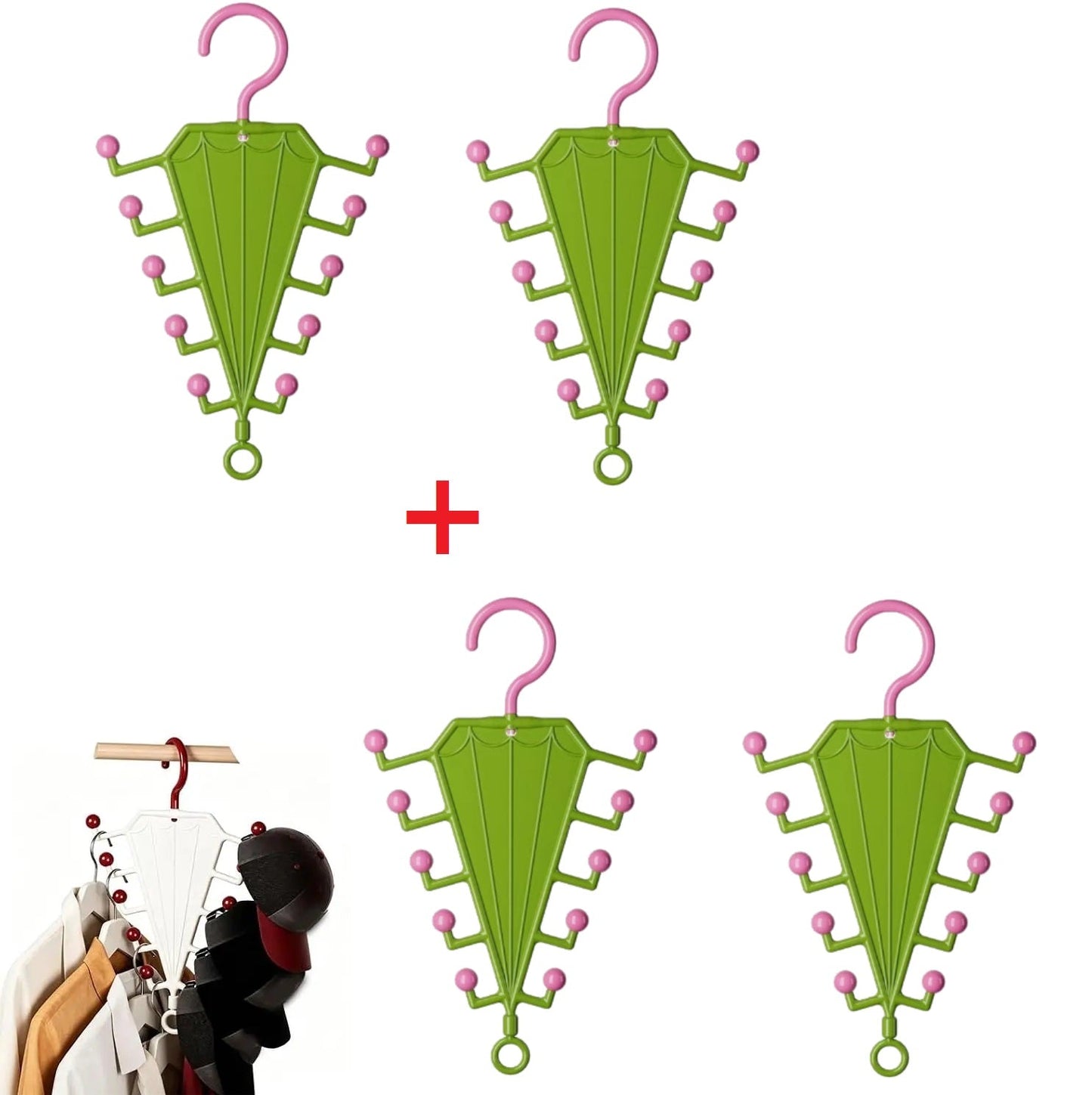 Cintre et support multifonctionnel en forme de parapluie