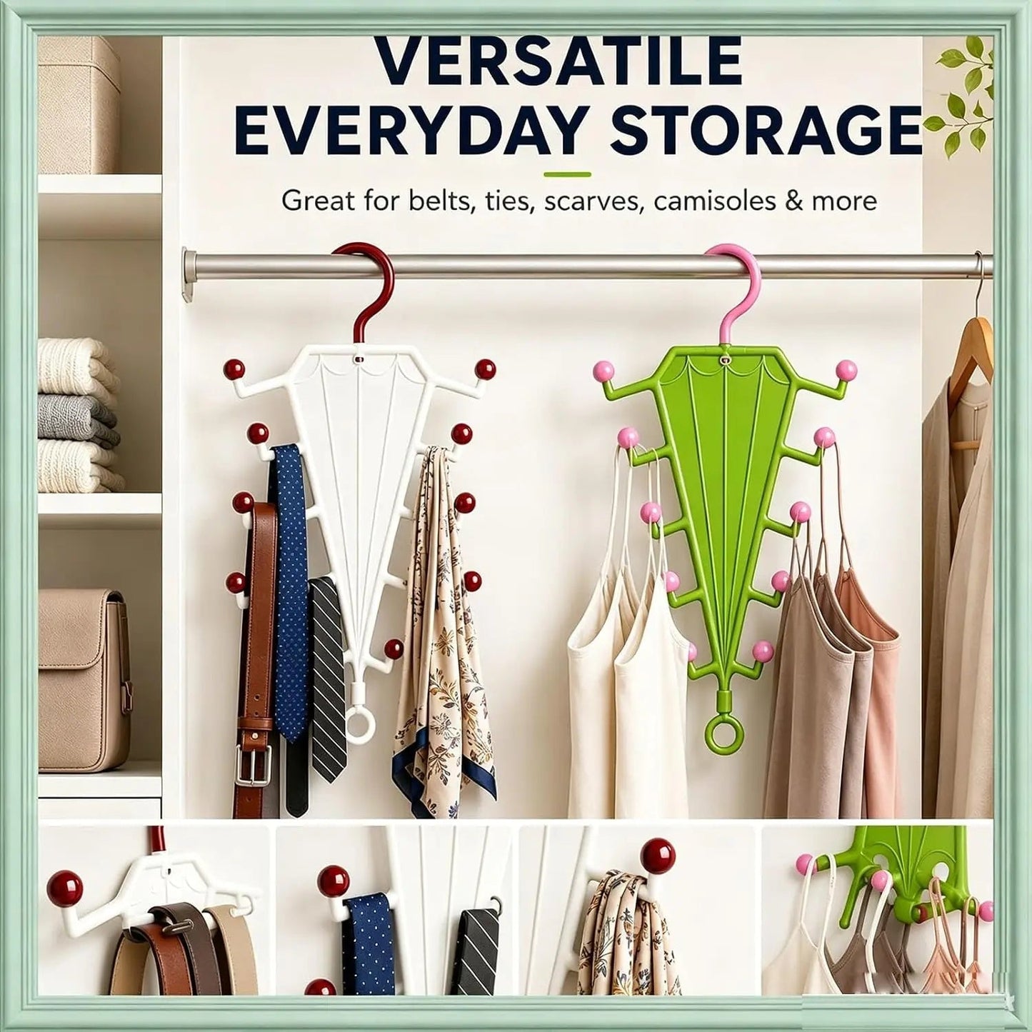 Cintre et support multifonctionnel en forme de parapluie