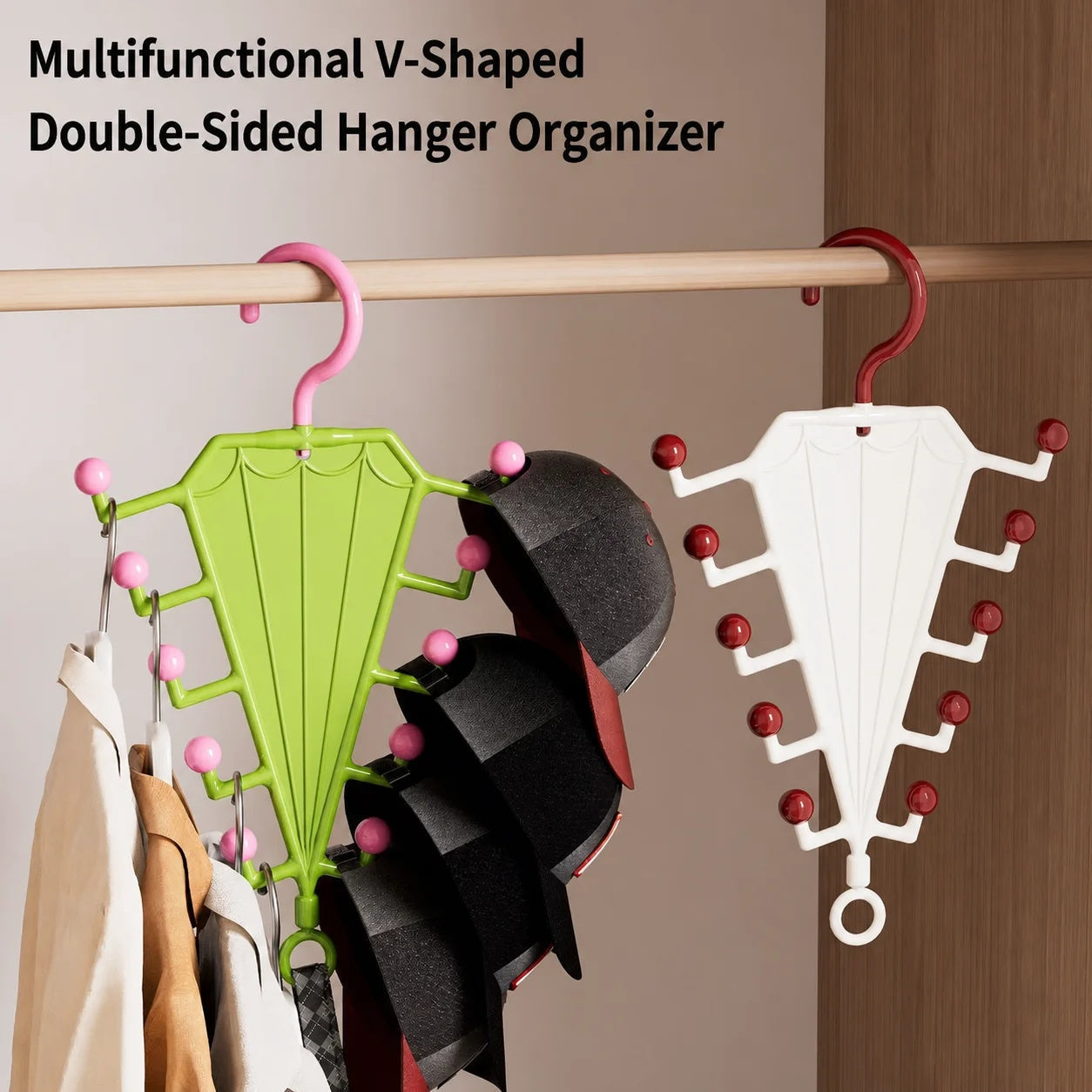 Cintre et support multifonctionnel en forme de parapluie