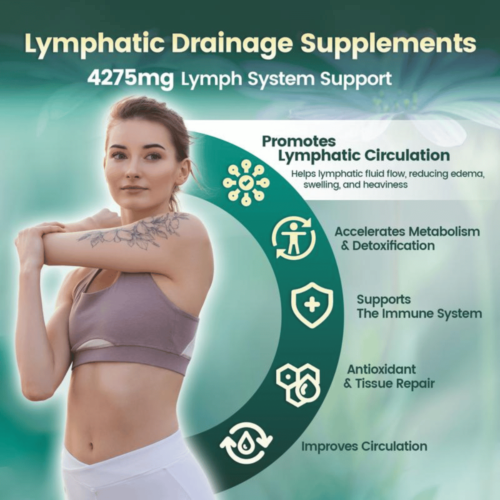 Complexe de drainage lymphatique naturel — complément alimentaire quotidien pour le bien-être