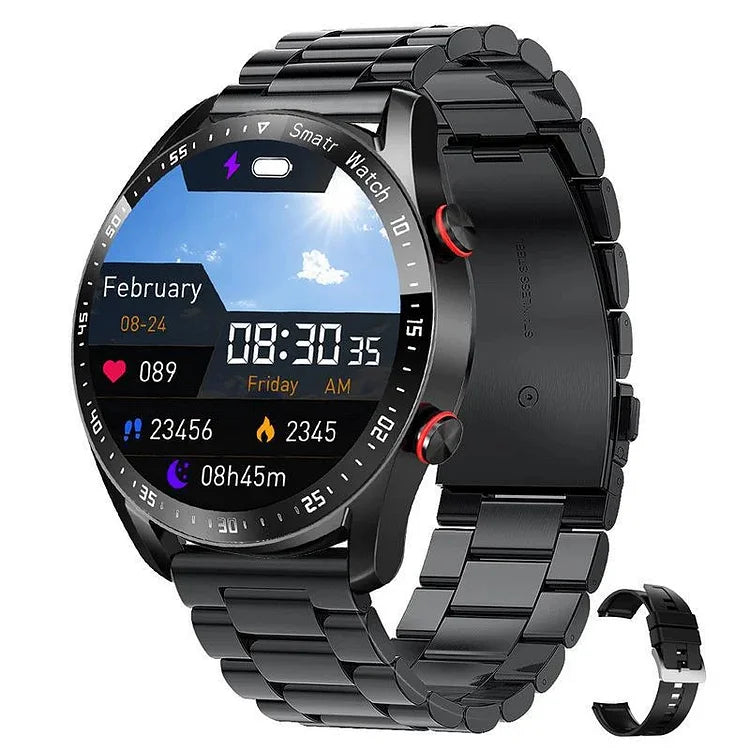 NexPulse Pro Noninvasive Glucose Monitoring Smartwatch 1.45-Inch Display And NFC