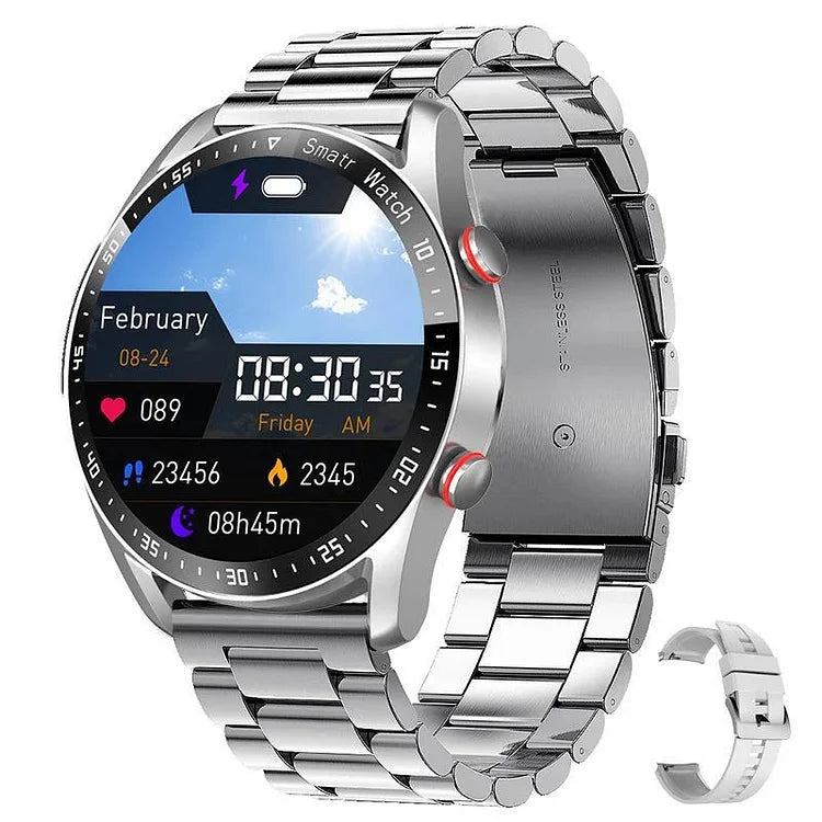 NexPulse Pro Noninvasive Glucose Monitoring Smartwatch 1.45-Inch Display And NFC