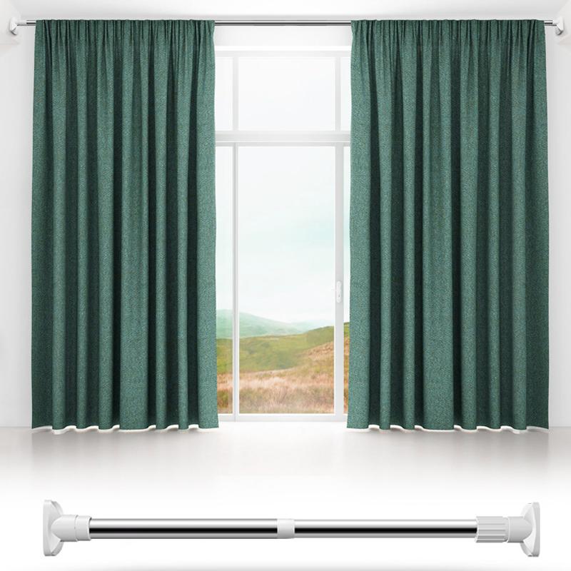 No-Drill Telescopic Clothes Hanging Rod