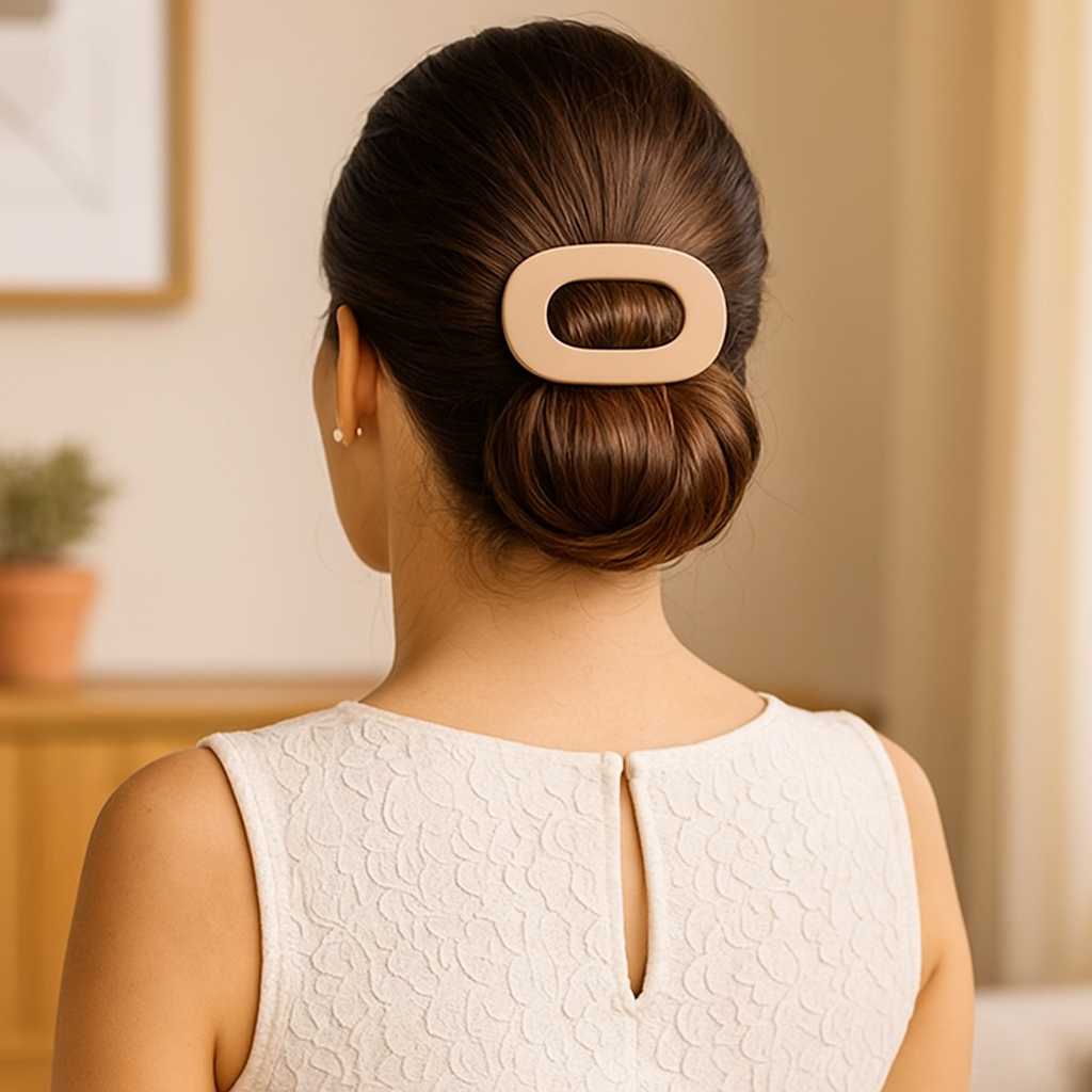 Pince à cheveux antidérapante avec corps en plastique robuste – maintien sécurisé sans tirer, accrocher ni casser les cheveux, pour toutes les occasions