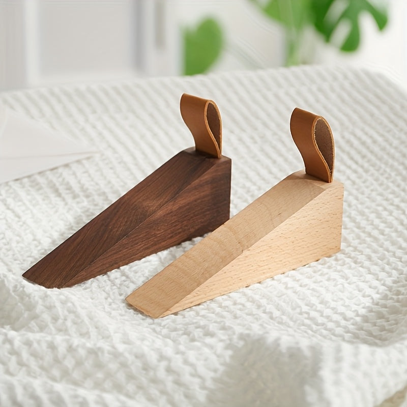 NordGrip - Door Stop in Solid Wood – Minimalist Scandinavian Non-Slip Wedge