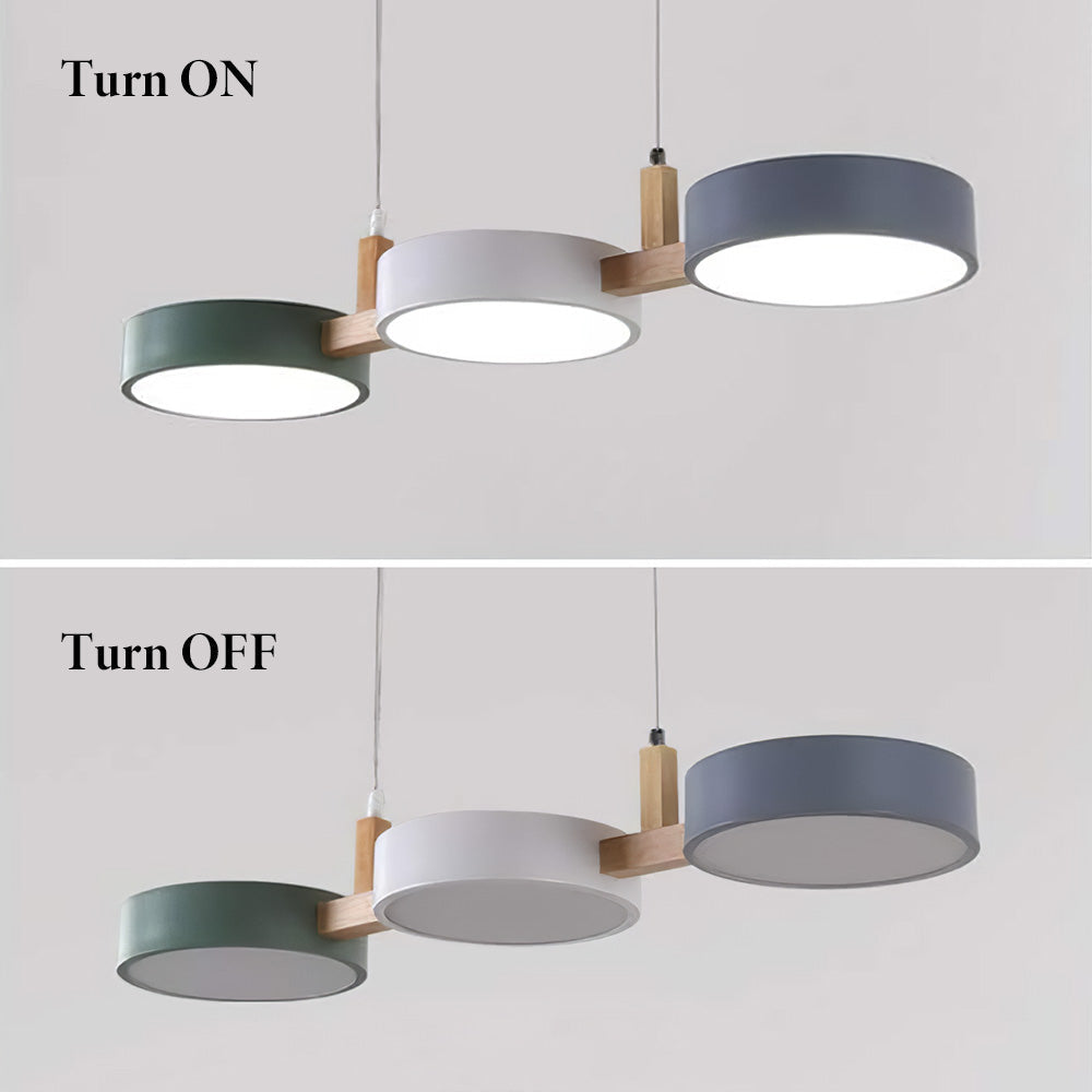 Nordic Multi-Light Flush Ceiling Light For Kitchen & Dining