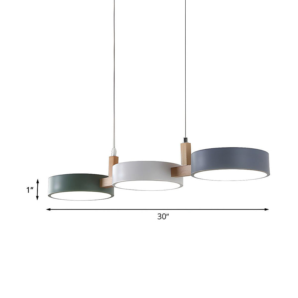Nordic Multi-Light Flush Ceiling Light For Kitchen & Dining