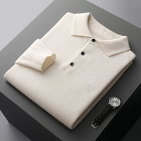 Polo de manga larga de cachemira y lana merino - Estilo Estocolmo