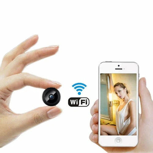 NovaGuard 1080P WiFi Mini Camera For Quiet Baby Monitoring And Home Security