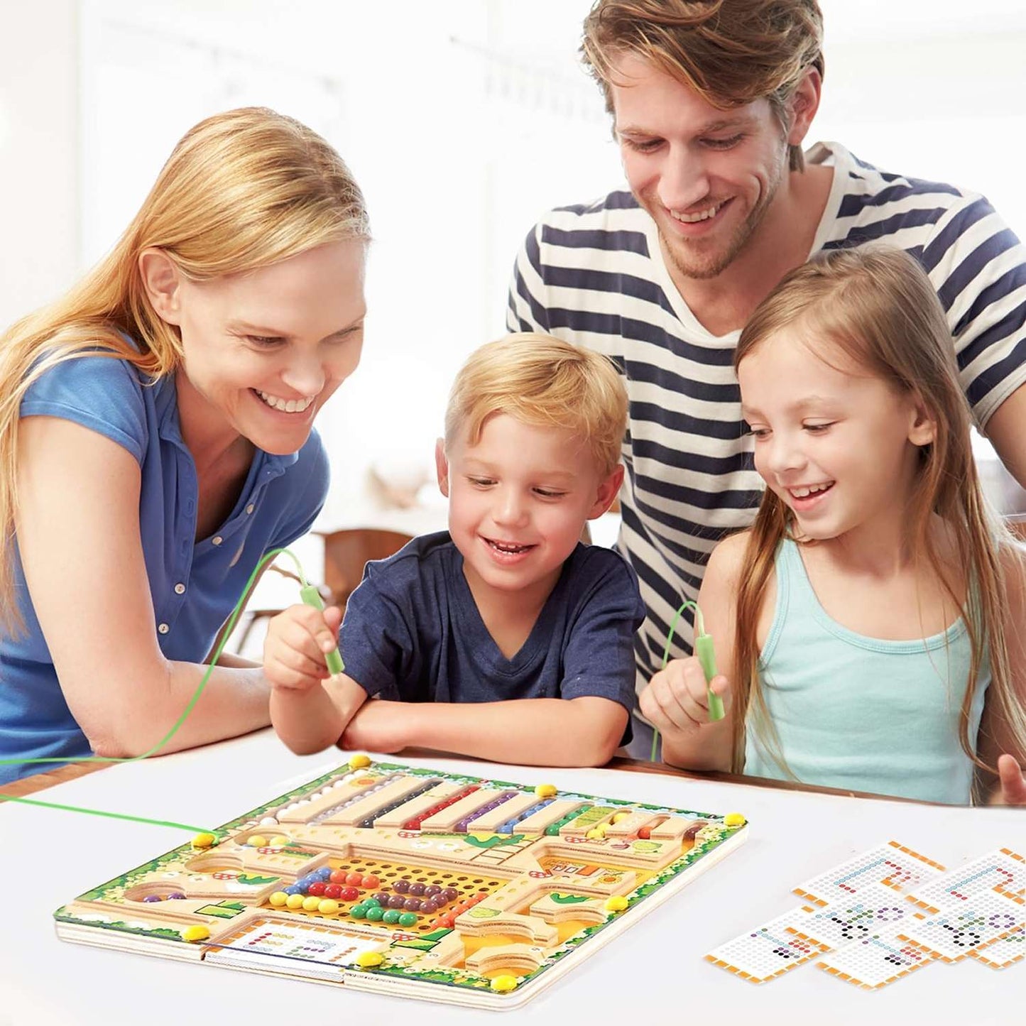 NUMBERRAIL – Montessori Magnetic Maze for numbers, colors & logic