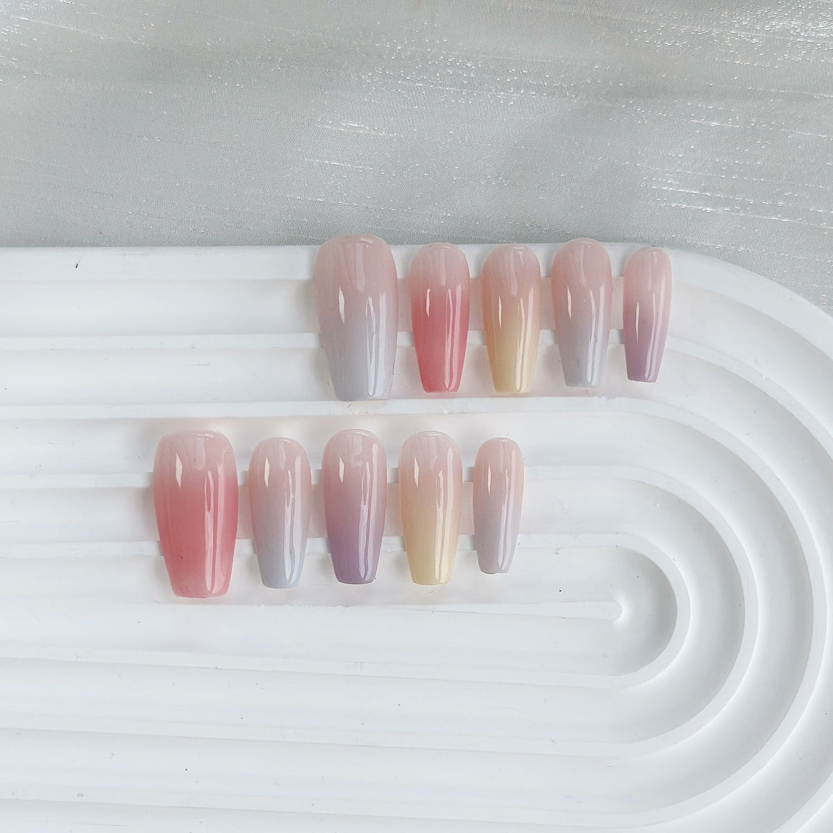 Ombre Press-On Nail Set