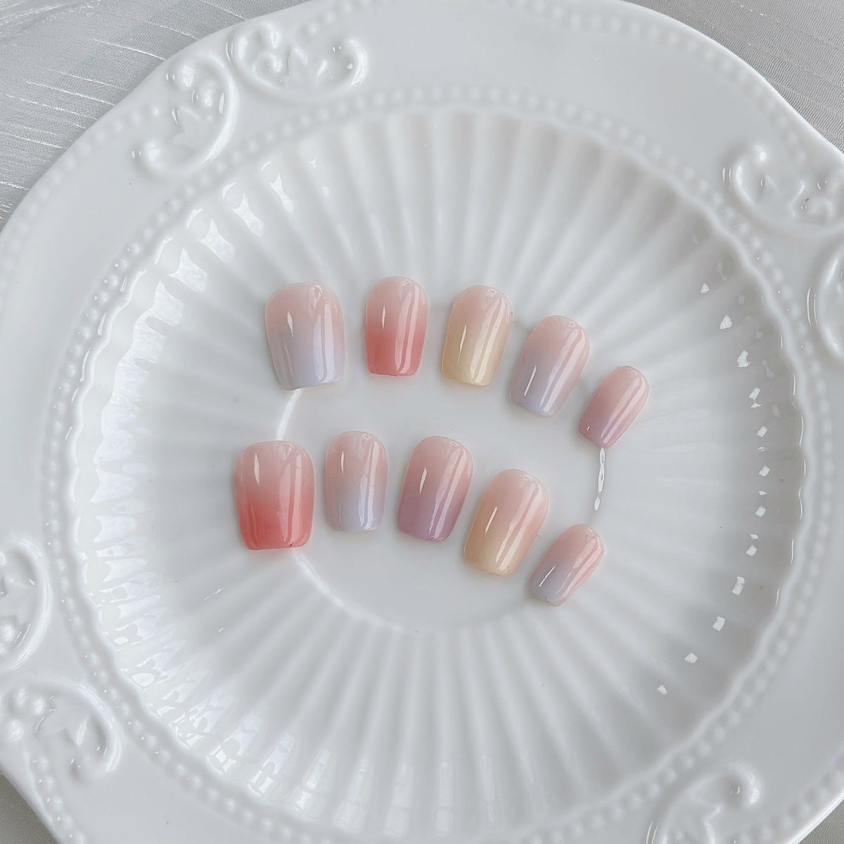 Ombre Press-On Nail Set
