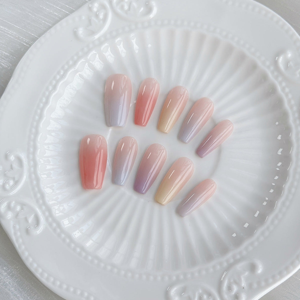 Ombre Press-On Nail Set