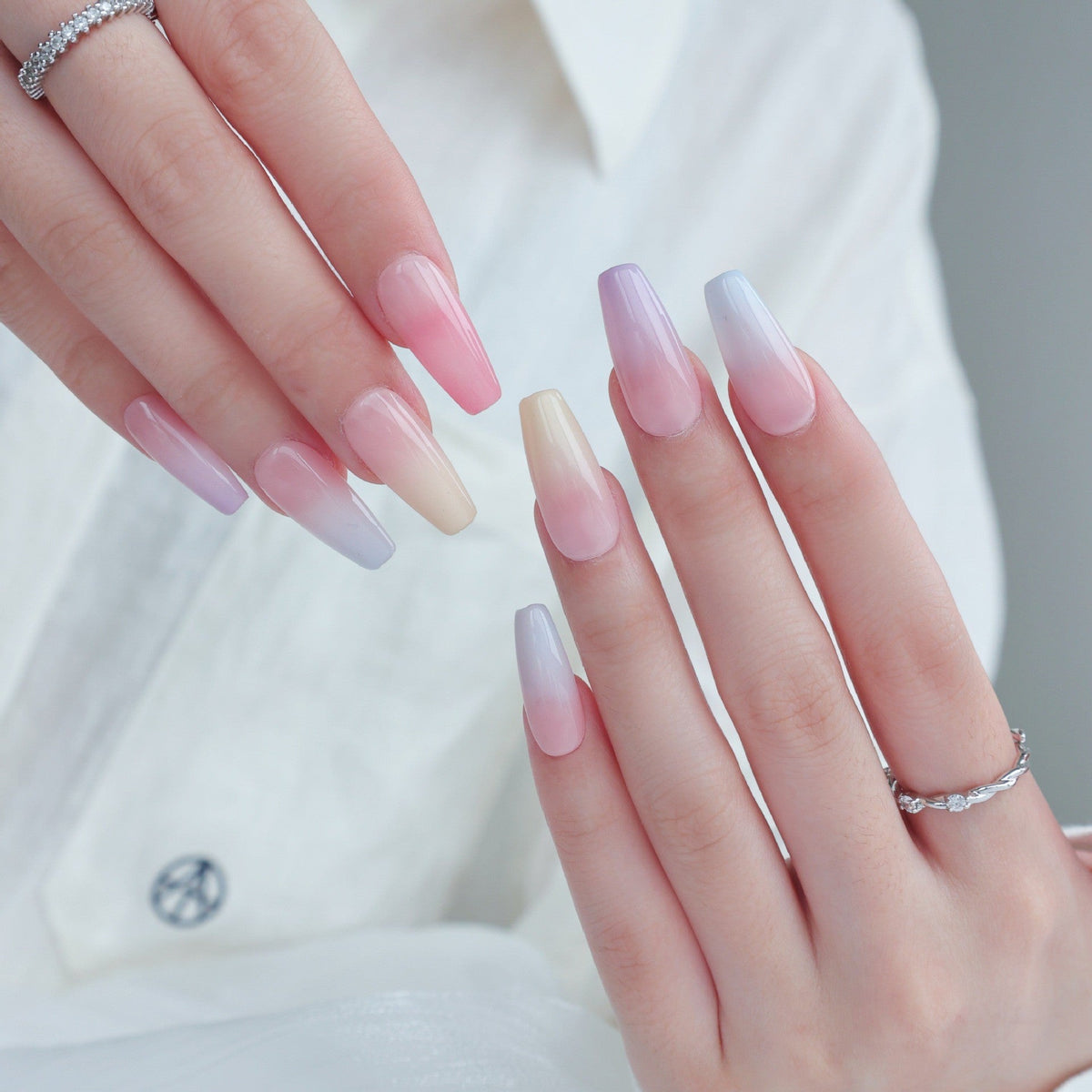 Ombre Press-On Nail Set