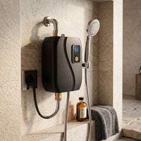 On-Demand Electric Water Heater with Continuous Flow Heating