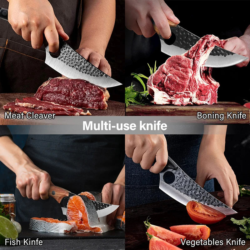 OrionKoi Japanese Handmade Kitchen Knife for Precision Chefs